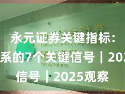 永元证券关键指标：风控体系的7个关键信号｜2025观察