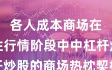各人成本商场在结构性行情阶段中中杠杆炒股的商场热枕契机与挑战