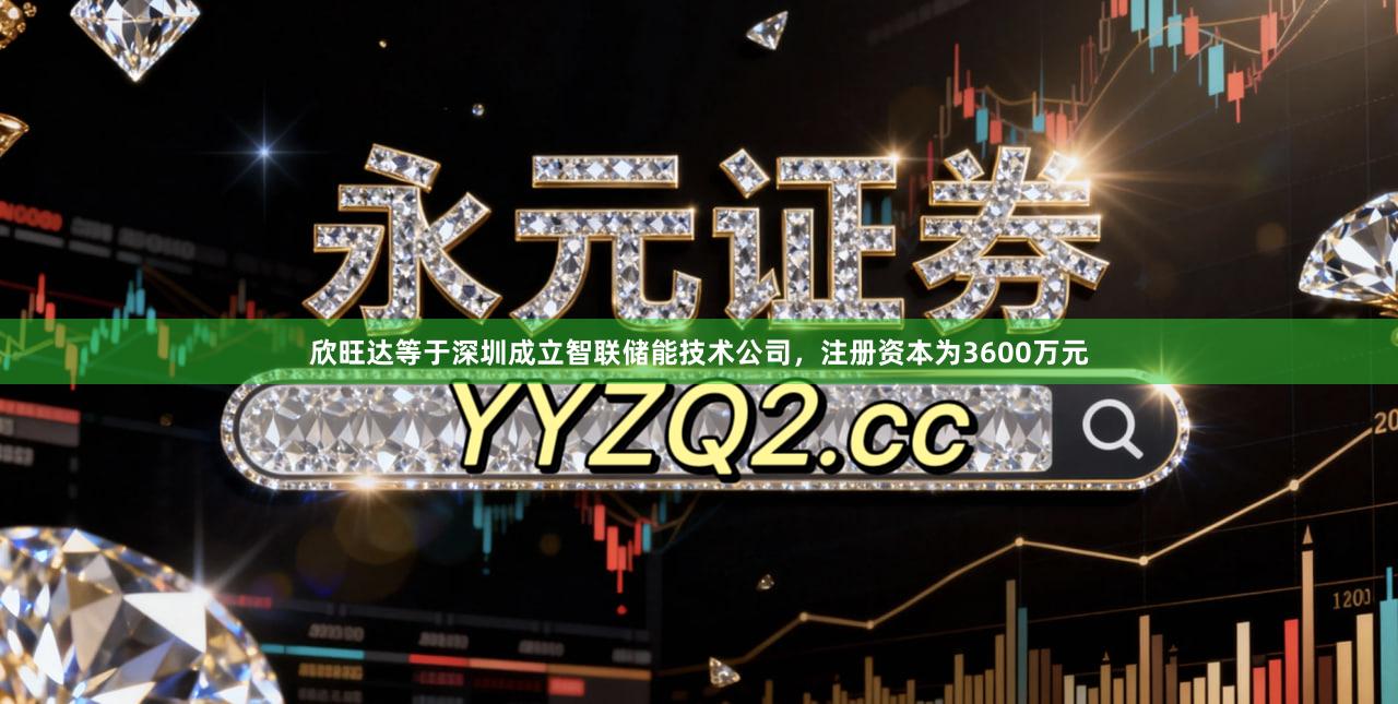欣旺达等于深圳成立智联储能技术公司,注册资本为3600万元
